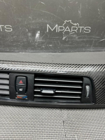 15-20 BMW F80 F82 M3 M4 Dash Center Console Carbon Fiber Interior Trim Set OEM