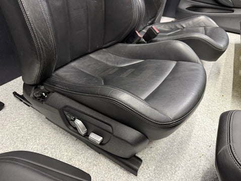 OEM 15-20 BMW F82 M4 LEATHER SEAT SEATS CUSHION INTERIOR SET BLACK
