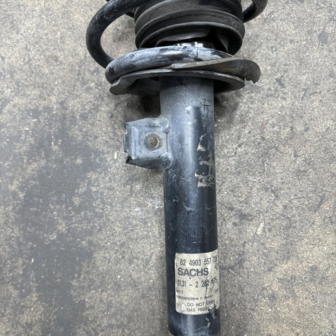 OEM 01-06 BMW E46 M3 Front Right Passenger Shock Strut Spring Yellow Marking