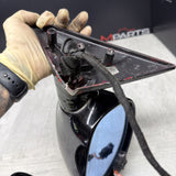 01-06 BMW E46 M3 Side View Door Mirrors Pair Painted Black *Notes*