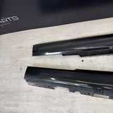 08-13 BMW E92 E93 M3 OEM Right Left Passenger Side Skirt Rocker Panels Black