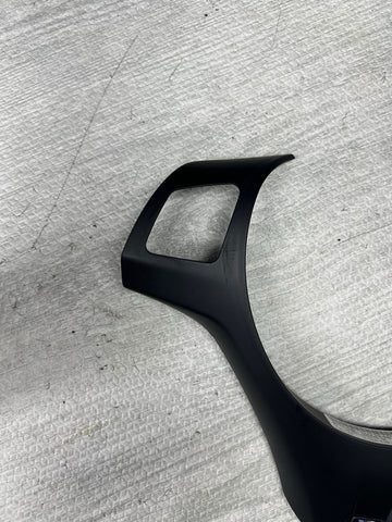 08-13 BMW E90 E92 E93 M3 Lower Steering Wheel Trim Cover Plate Black