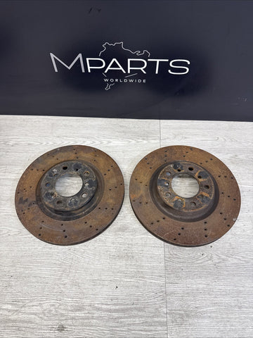 BMW 01-06 E46 M3 Front Discs Brake Rotors Drilled