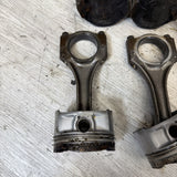 1996-2000 BMW S52 Engine Piston and Connecting Rod Set of 6 E36 M3 Z3M OEM