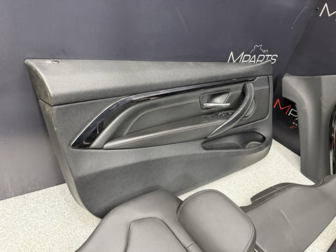 OEM 15-20 BMW F82 M4 LEATHER SEAT SEATS CUSHION INTERIOR SET BLACK