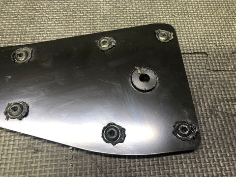 Dead Pedal Cover Panel Black 19-23 Ferrari F8 Tributo