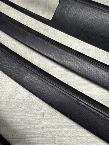 08-13 BMW E92 E93 M3 Interior Trim Set Carbon Leather OEM Genuine *4 Broken Tabs