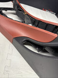 08-13 BMW E90 E92 E93 M3 Extended Fox Red Leather Center Console + Armrest OEM