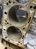 08-13 BMW E90 E92 E93 M3 S65 Engine Motor Bottom Bare Block *Scored Cylinder