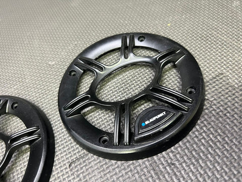 BLAUPUNKT GTX401 4” 4 Way 80W 4 Ohm 90db Coaxial Speakers Pair + Grilles