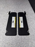 BMW 15-20 F80 F82 M3 M4 Front Sun Shade Visor Visors Set Black OEM