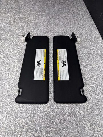 BMW 15-20 F80 F82 M3 M4 Front Sun Shade Visor Visors Set Black OEM