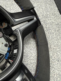 BMW Steering Wheel 15-20 F80 F82 F83 M3 M4 Rewrapped