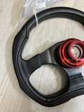 BMW 01-06 E46 M3 FRONT LEATHER STEERING WHEEL MOMO