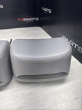 2001-2006 BMW E46 M3 Convertible Grey Rear Headrests Head Rests Pair OEM