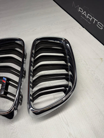 16-21 BMW Genuine F87 M2 2018 Front Kidney Grille Pair L+R OEM 7295522 / 7295521