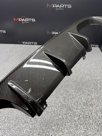 OEM BMW F82 F83 M3 M4 CS Carbon Fiber Rear Bumper Diffuser M PERFORMANCE