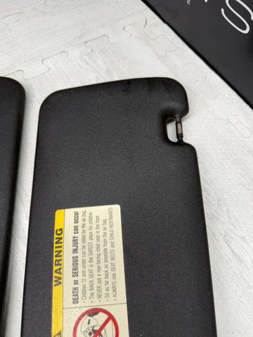 BMW 94-99 E36 M3 Black Sun Visors Sunvisors Pair OEM