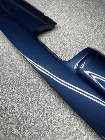 01-06 BMW E46 M3 Rear Bumper Lower Lip Diffuser Trim Panel OEM Topaz Blue