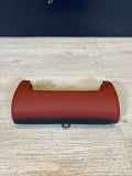 08-13 BMW E92 M3 Coupe Rear Seat Bottom Bench Fox Red Leather Insert Trim