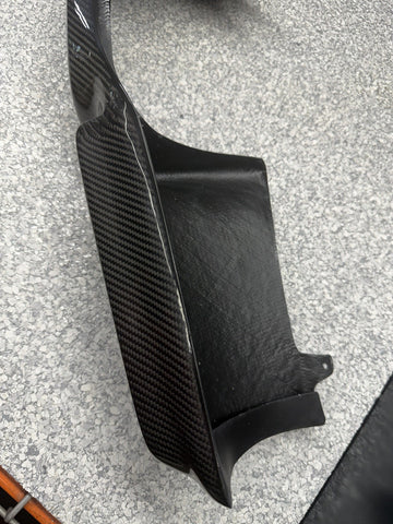 NEW 08-13 BMW E92 E93 M3 Carbon Fiber Rear Bumper Diffuser V Style