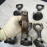 1996-2000 BMW S52 Engine Piston and Connecting Rod Set of 6 E36 M3 Z3M OEM