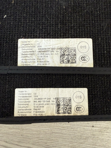 OEM Lamborghini Urus Carpet Floor Mats Black Carpets *Stained*