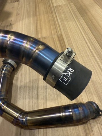 RK TITANIUM BMW 15-20 F80 F82 F83 F87 M2 M3 M4 S55 INTAKE CHARGE PIPES SET
