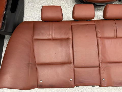 08-13 BMW E90 M3 OEM Sedan Complete Interior Fox Red Seats