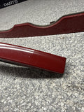 01-06 BMW E46 M3 FRONT LOWER HEADLIGHT TRIMS SET OEM IMOLA RED