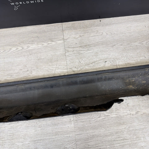 BMW E46 M3 01-06 RIGHT PASSENGER SIDE SKIRT ROCKER PANEL MOLDING CARBON BLACK