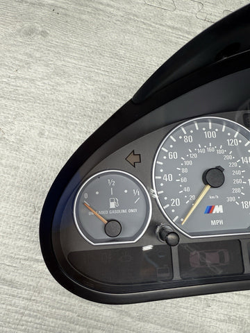 2001-2006 BMW E46 M3 Instrument Cluster Speedometer Spedometer Manual