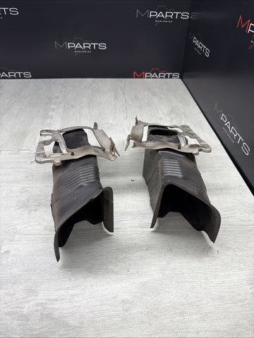 BMW E46 M3 OEM (2001-2006) BRAKE AIR INLET DUCTS + BRACKETS PAIR *Notes*