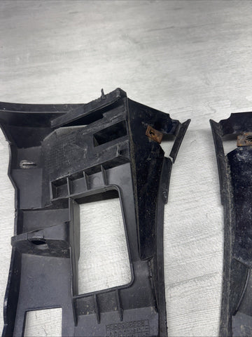 01-06 BMW E46 M3 LEFT RIGHT DRIVER FRONT BUMPER COVER GUARD BRACKET PAIR 2695247