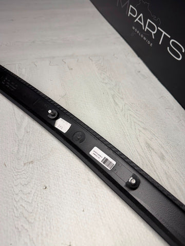 08-13 BMW E92 E93 M3 Front Right Door Carbon Leather Interior Strip Trim OEM