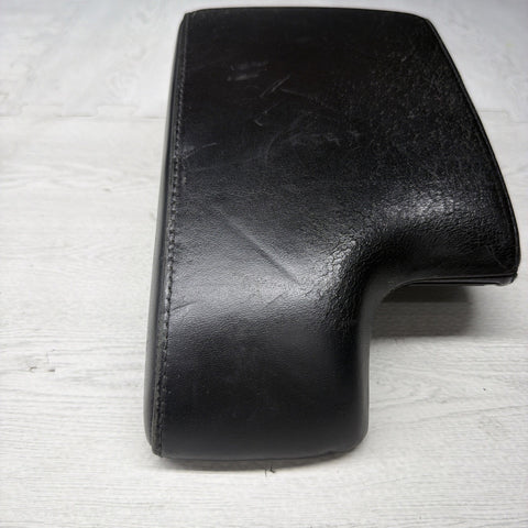 01-06 BMW E46 M3 Center Console Armrest Arm Rest Black Leather *Notes*