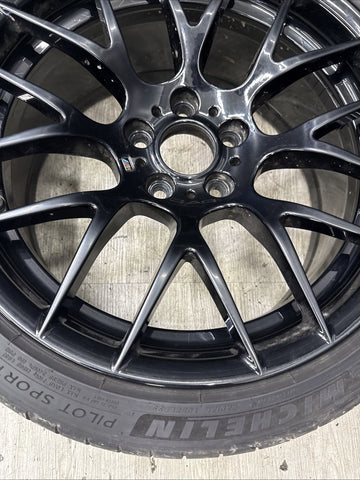 OEM BMW 08-13 E90 E92 E93 M3 Competition Front Wheel Rim 359 Gloss Black 19x9