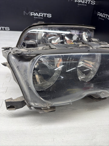 02-06 BMW E46 M3 ORIGINAL Halogens Headlights Stock *Notes*