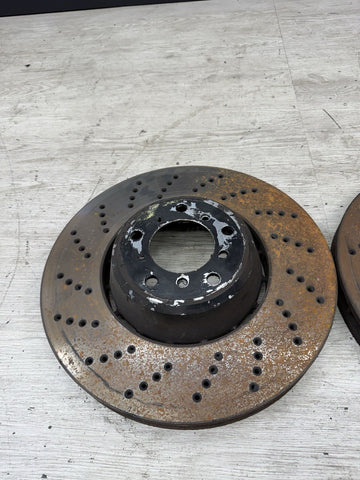 06-10 BMW E60 E63 E64 M5 M6 FRONT BRAKES DISCS ROTORS