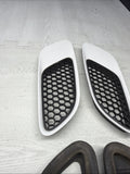 08-13 BMW E90 E92 E93 M3 Hood Scoops Space Pair 8042978 Alpine White