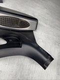 01-06 BMW E46 M3 Left Right Kick Dead Pedals Covers Trims Panels Genuine Black
