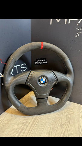 BMW Euro Napa Custom Steering Wheel Roadster Z3 Z3M M3 E36 E31 Red Ring