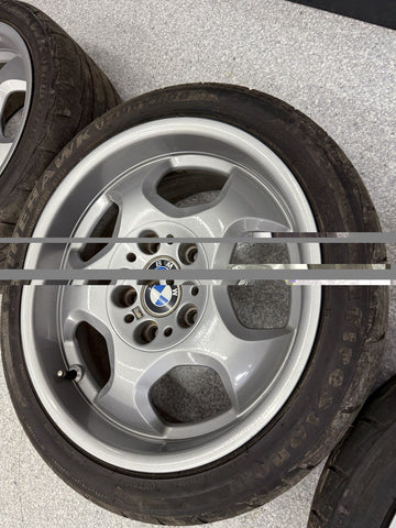 95-99 BMW E36 M3 OEM 17" Staggered M Contour Set of 4 Wheels Rims
