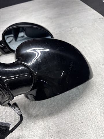 01-06 BMW E46 M3 Side View Door Mirrors Pair Painted Carbon Black *Notes*