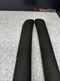 01-06 BMW E46 M3 Coupe Front A Pillars Black Original OEM Pair *Notes
