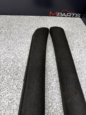 01-06 BMW E46 M3 Coupe Front A Pillars Black Original OEM Pair *Notes