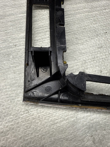 01-06 BMW E46 M3 Convertible Center Shift Shifter Trim Brushed Aluminum *Tab