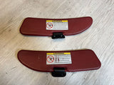 00-02 BMW Z3M CONVERTIBLE PANELS SUN VISORS IMOLA RED