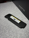 08-11 OEM BMW E90 328 335 M3 Coupe Right Passenger Sun Visor Black Vinyl