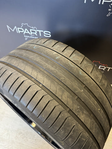 PORSCHE TAYCAN MISSION E REAR WHEEL RIM 21x11.5 ET66 9J1601025AB *Repaired Crack